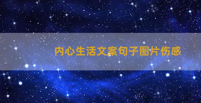 内心生活文案句子图片伤感